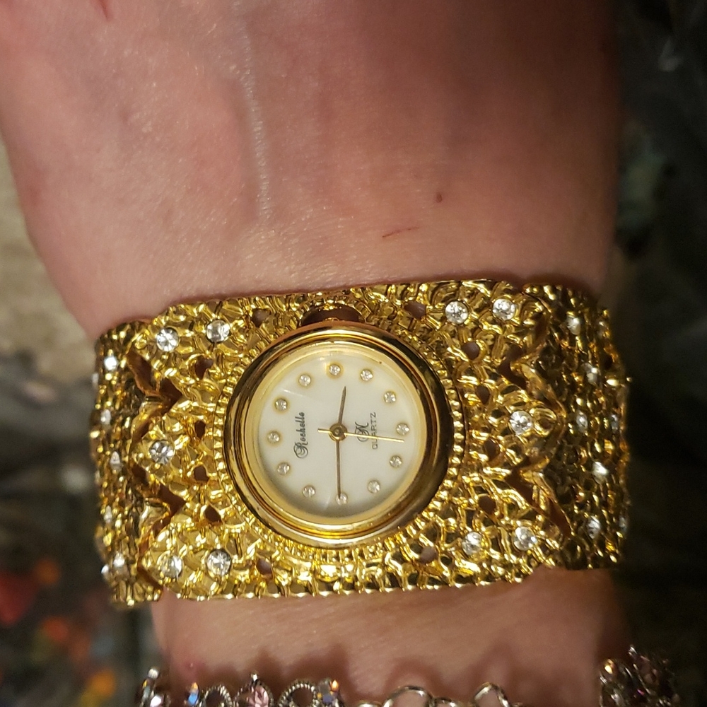 Rare vintage Rochelle crystal watch